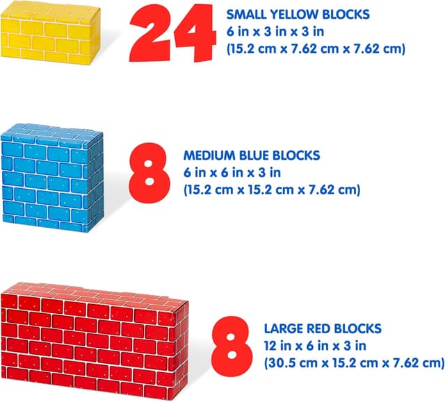 Thumbnail 3 de Melissa & Doug Jumbo Cardboard Blocks 40