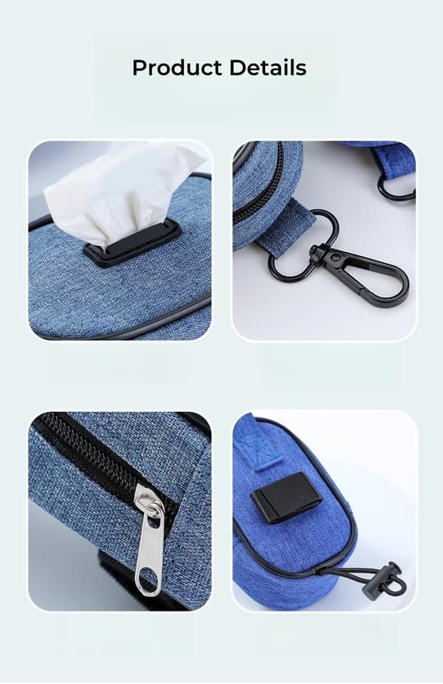 Detalle 2 de Yutry&lyin Dog Poop Bag Holder hands-free clip