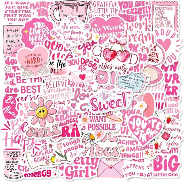 Thumbnail 6 de Affoto Digitale Buchstaben Aufkleber (50 Stück) – wasserfeste Vinyl-Sticker für Laptop, Auto, Fahrrad, Skateboard & mehr