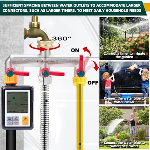 Thumbnail 5 de Distributeur 3 voies laiton nickelé ⚙