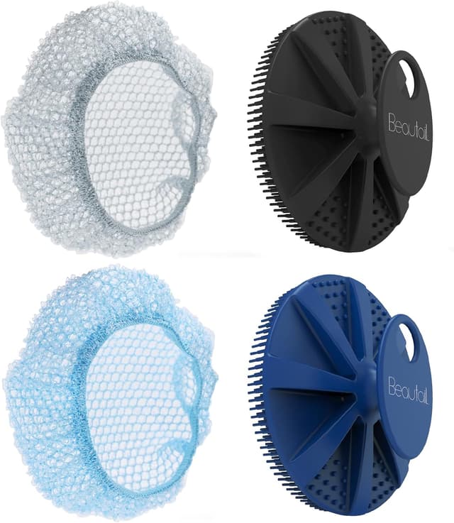 Detalle de BEAUTAIL Silicone Body Scrubber 4 Pack