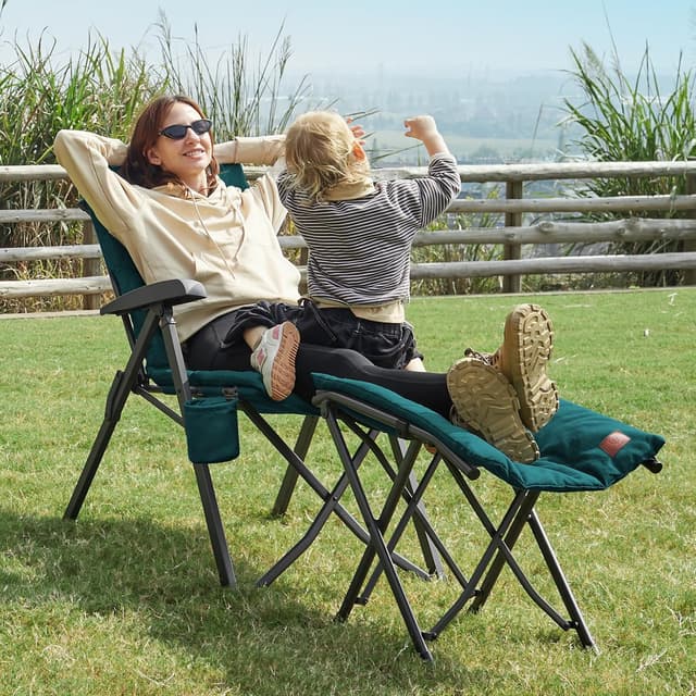 Detalle de EVER ADVANCED Fußhocker Klappbar 47 cm