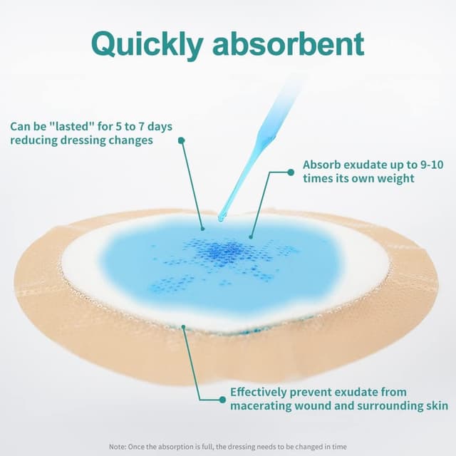 Thumbnail 2 de Dimora Foam Sacral Wound Dressing 7 x 7 in