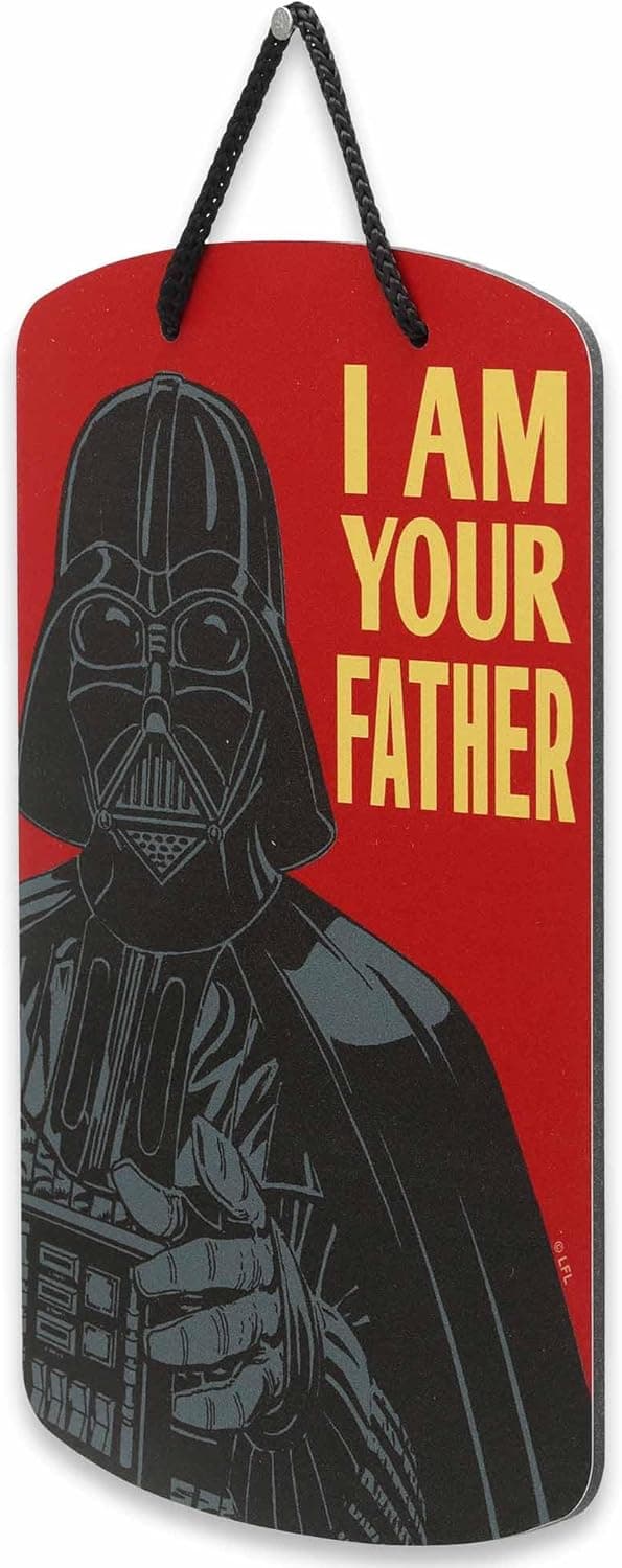 Thumbnail 1 de Disney Star Wars Darth Vader "I Am Your Father" Metal Sign 🎬