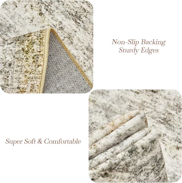 Thumbnail 4 de Soalmost Washable Area Rug 8x10 🏠