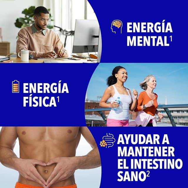 Detalle de Bion3 Energy Gummies 60x2, multivitamínico con probióticos 🍬