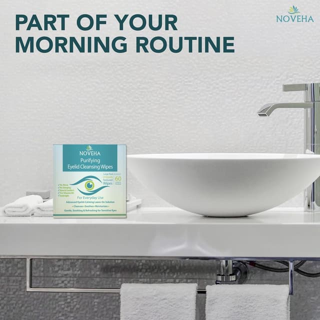 Thumbnail 6 de NOVEHA Eyelid & Lash Wipes 60 pack