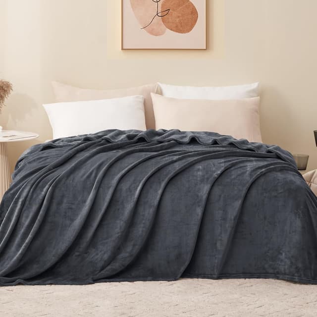Thumbnail 6 de Aisbo Kuscheldecke 220x240 XXL Dunkelgrau