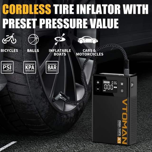 Detalle de VTOMAN X1 jump starter 2500A