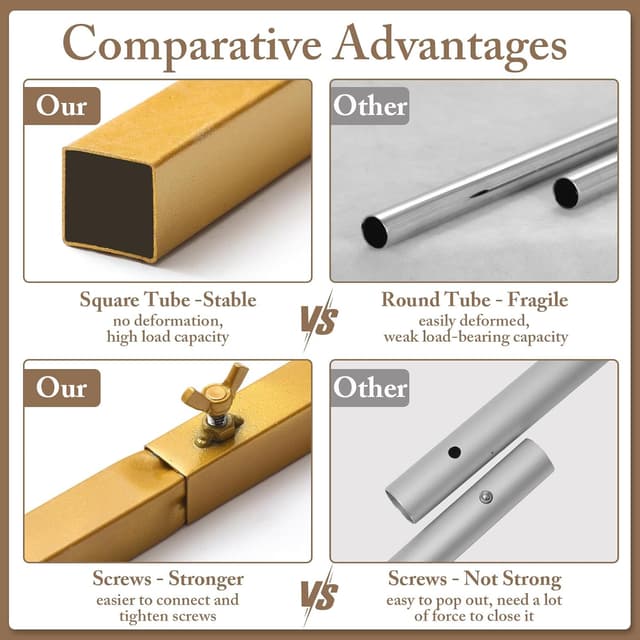 Detalle de Toolterritary Metal Arch Backdrop Stand and Cover Set (2-Pack) for Wedding, Parties, Baby Shower, and More