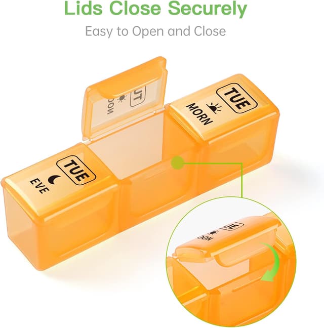 Detalle 2 de Opret Weekly Pill Organiser 21 compartments 💊