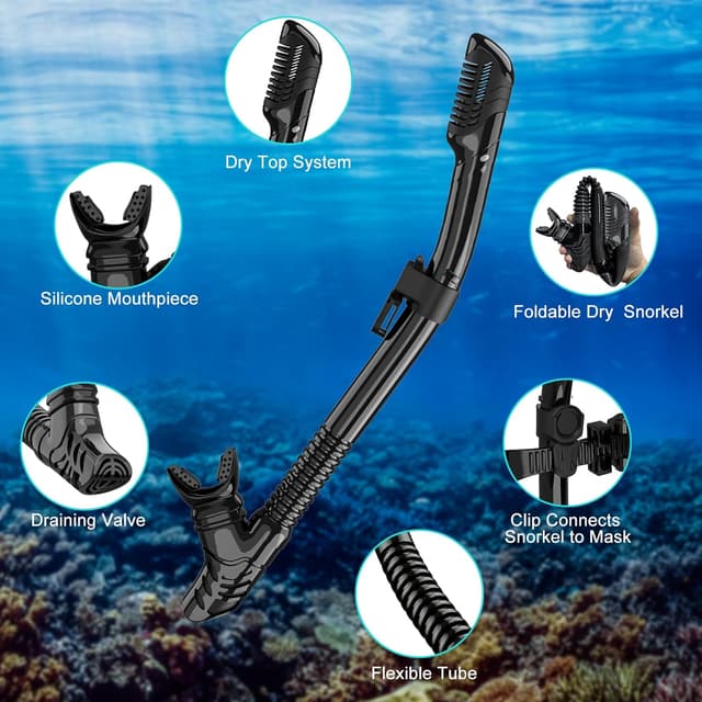 Thumbnail 4 de Schnorchelset JEMULICE mit Dry-Schnorchel Set