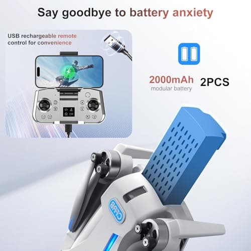 Thumbnail 3 de OBEST Drone GPS 4K avec FPV et 360°