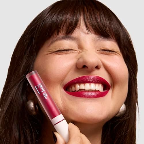 Thumbnail 3 de 3INA MAKEUP The Berry Lip Glitz — Labial líquido rojo 💄