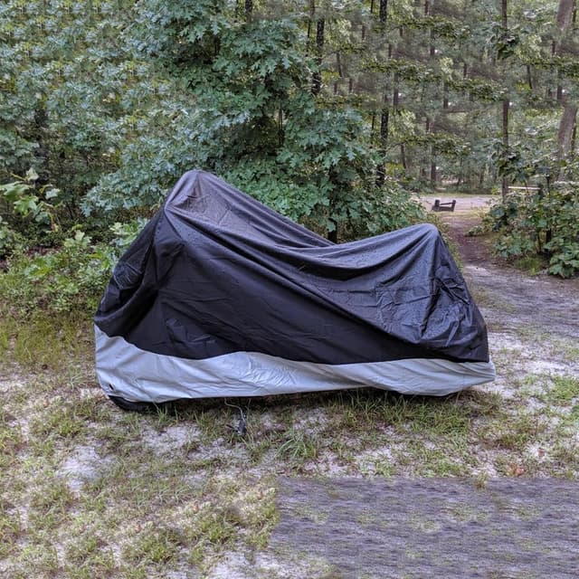 Detalle de MENKOW Motorcycle Cover with Lock-Holes (Oxford 210D) – 2XL up to 97 inch