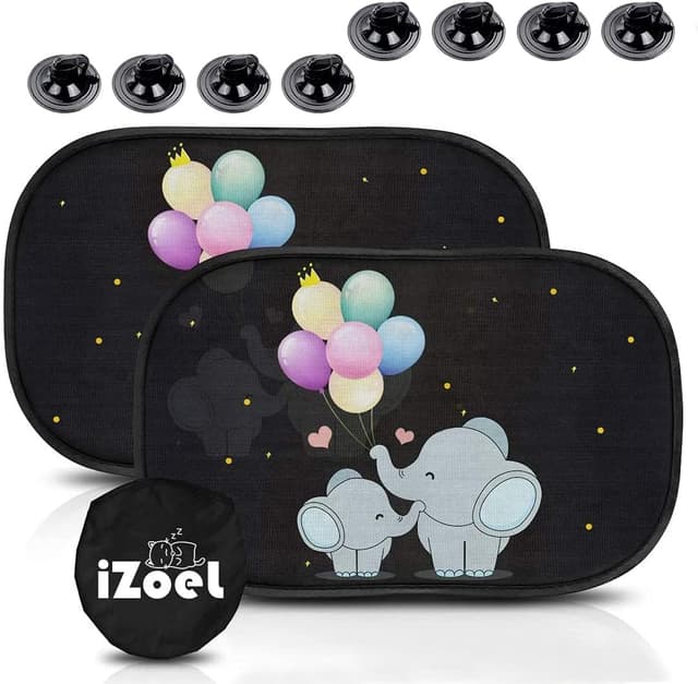 Imagen de iZoeL Parasole auto 51x31 cm per bambini en OfertitasTOP