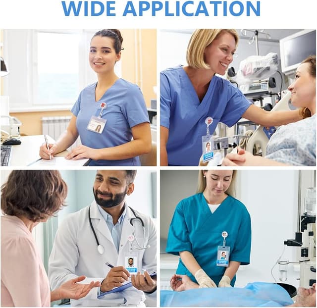 Thumbnail 6 de Vicloon Llavero Retráctil Enfermera 8 piezas