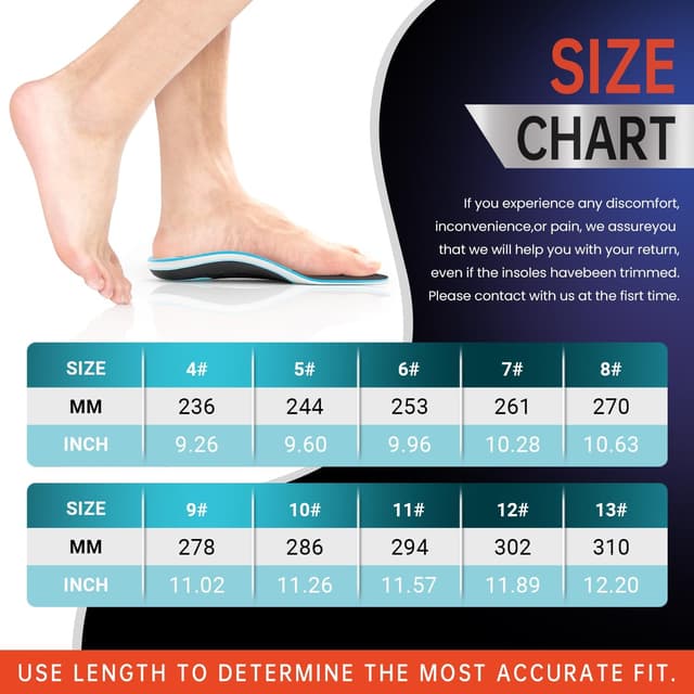 Thumbnail 5 de PCSsole Plantillas Ortopédicas con soporte de arco 3,5 cm