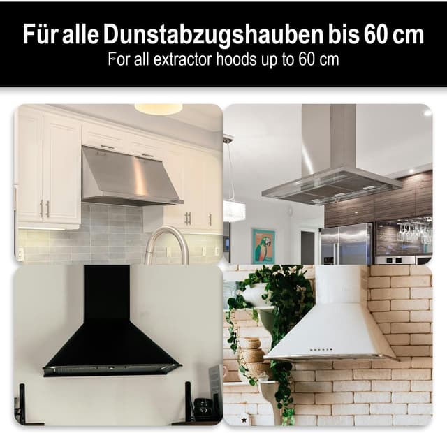 Detalle 2 de com-four Filtro extractor 57x47 cm para campana