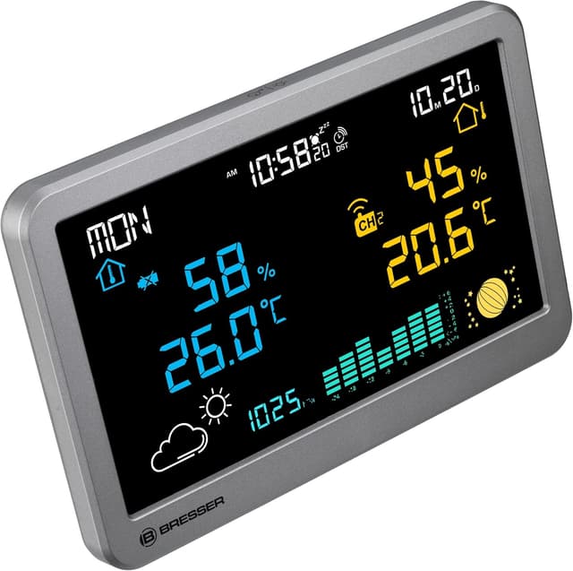 Detalle 1 de Bresser MeteoTemp TBH Funk-Wetterstation