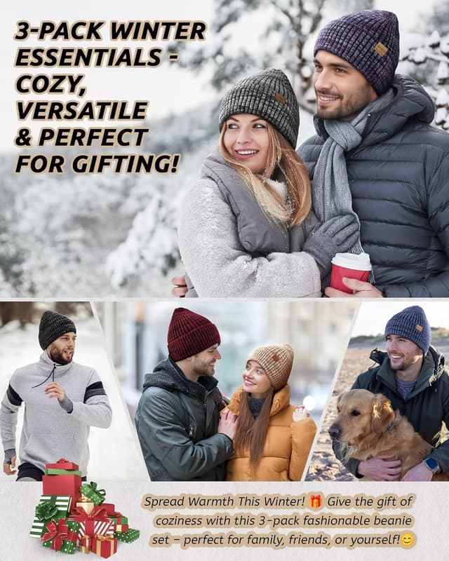 Thumbnail 6 de MSDC 3 Pack Beanie Set