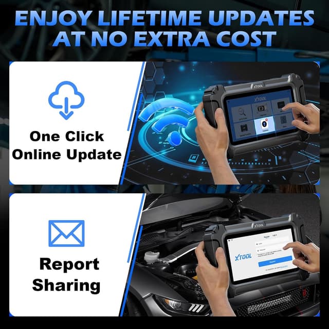 Thumbnail 6 de XTOOL D5 OBD2 Diagnosegerät fürs Auto: 4-System-Auslesen mit WLAN-Updates & AutoVIN