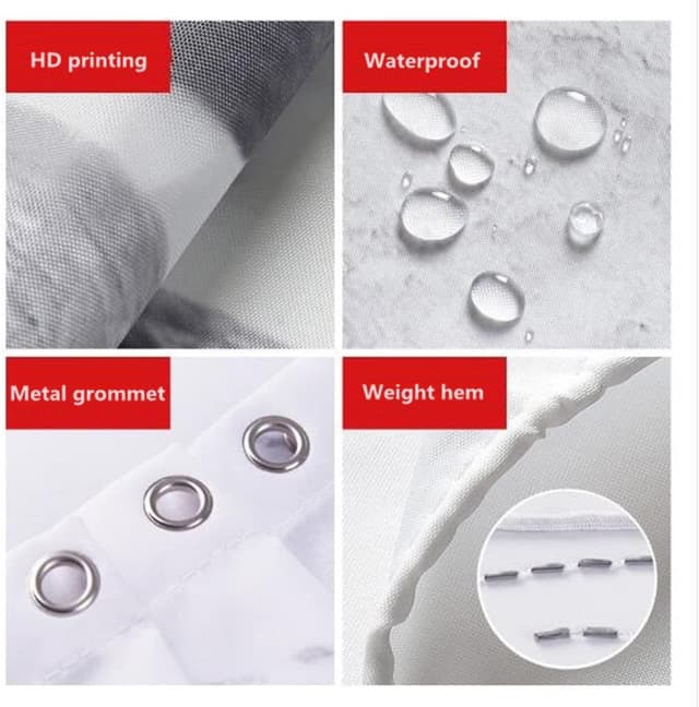 Detalle 2 de Delfin Duschvorhang 180 x 200 cm