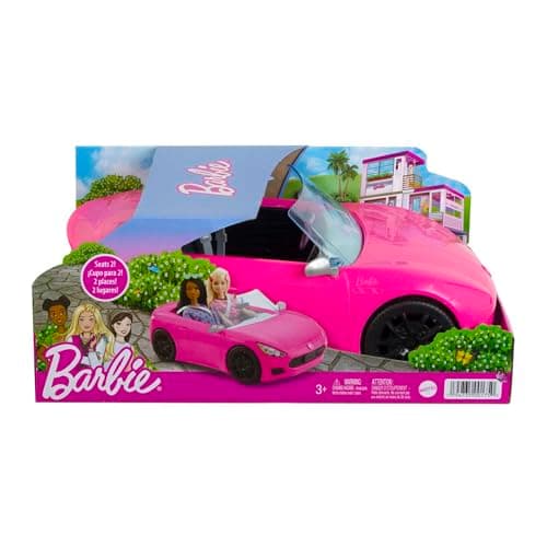 Detalle 2 de Mattel HBT92 Barbie descapotable rosa, 2 plazas