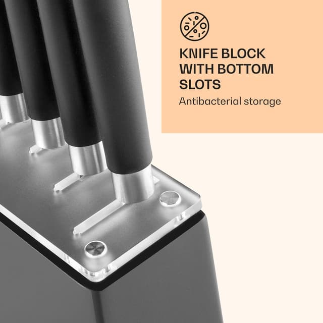 Thumbnail 4 de Klarstein Kitano set cuchillos 8 piezas magnético negro 🔪