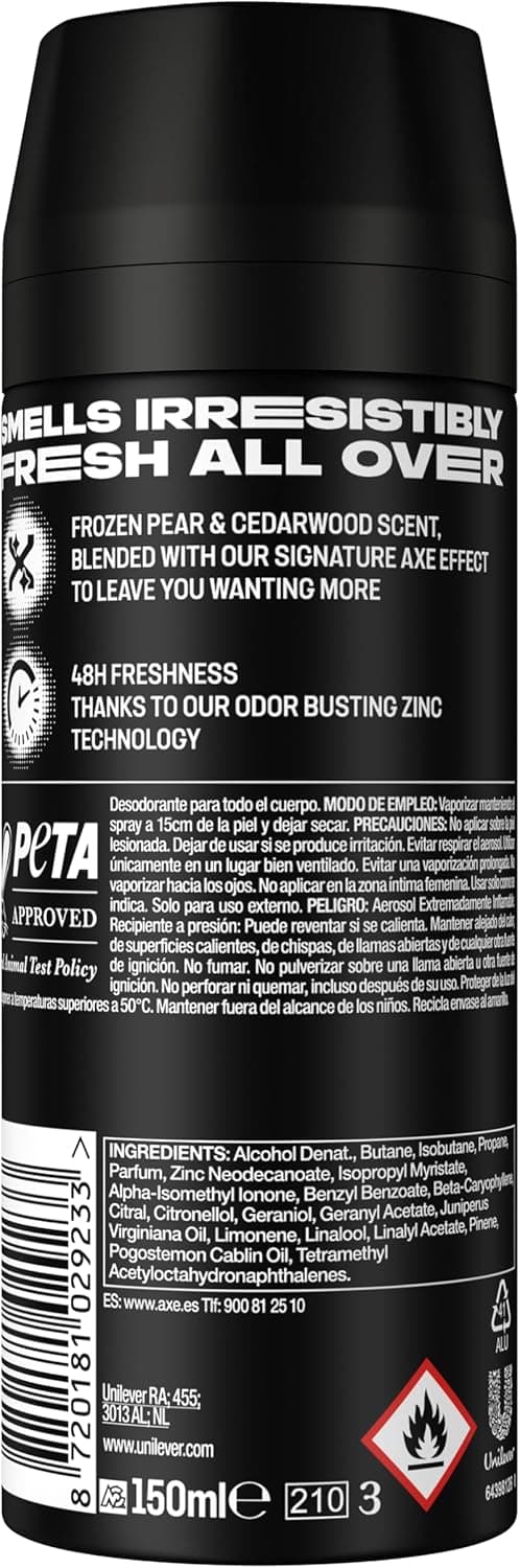 Thumbnail 2 de Axe Desodorante Bodyspray Black 150ml pack 6