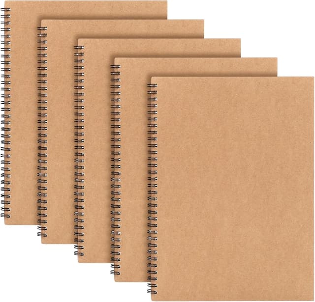 Detalle de Yafe 5-Pack A4 Spiral Notebook