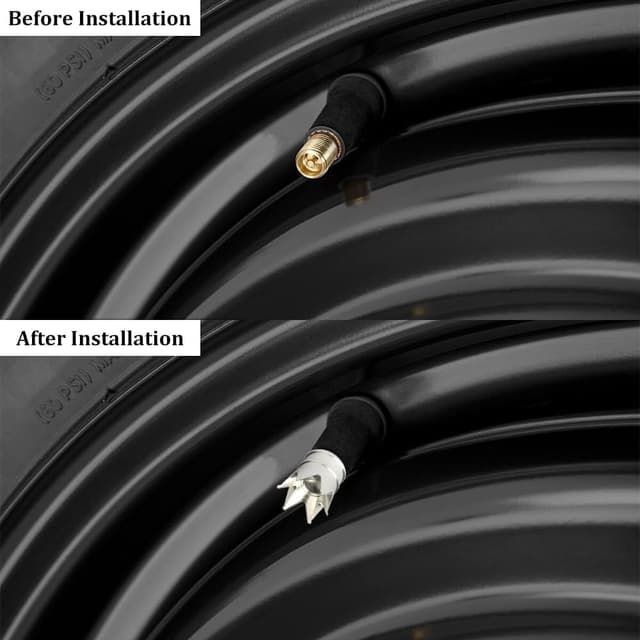 Thumbnail 3 de SENZEAL Crown Aluminium Tyre Valve Caps