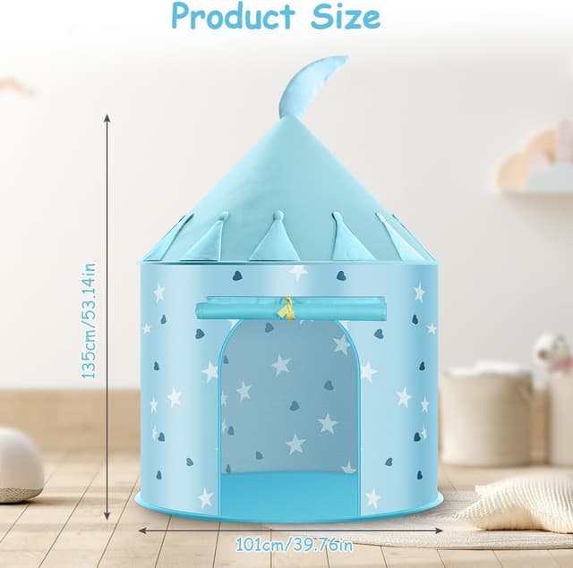 Detalle 2 de HOTUT Kinder Spielzelt Prinzessin 101 cm