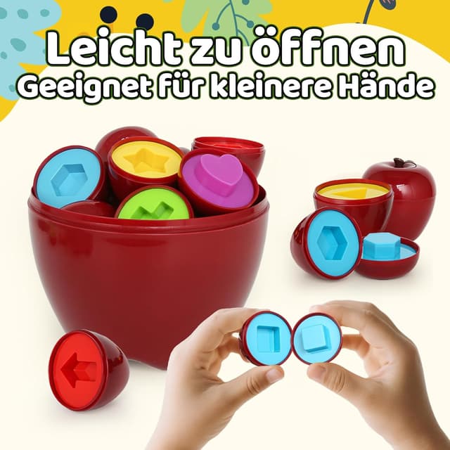 Thumbnail 5 de YIQOGAME Montessori Spielzeug ab 1 Jahr 🍎