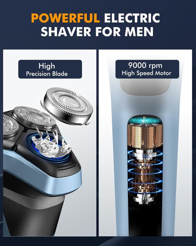 Detalle 2 de iWarmbase Electric Razor 90min battery