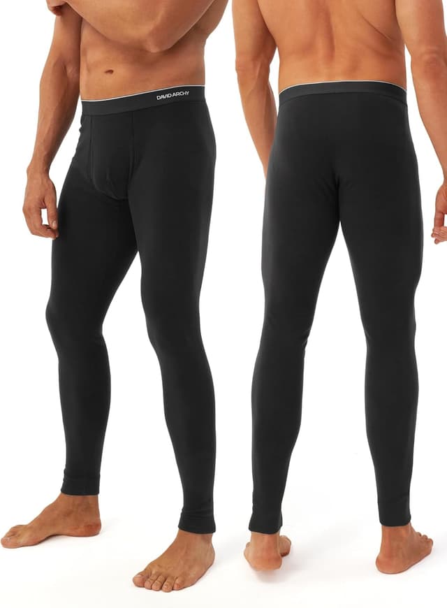 Detalle de DAVID ARCHY ensemble sous-vêtement thermique homme (couche de base) pour hiver, ski, randonnée et moto