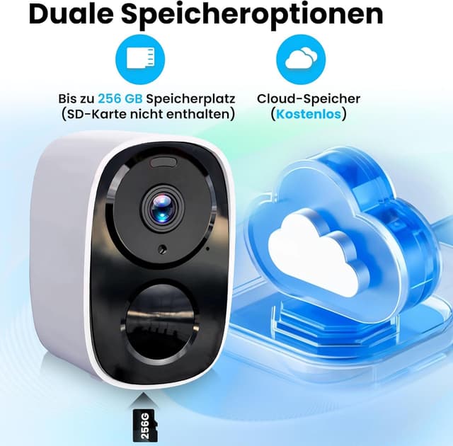 Thumbnail 4 de 2K/3MP Überwachungskamera Außen 2K Farb-Nachtsicht