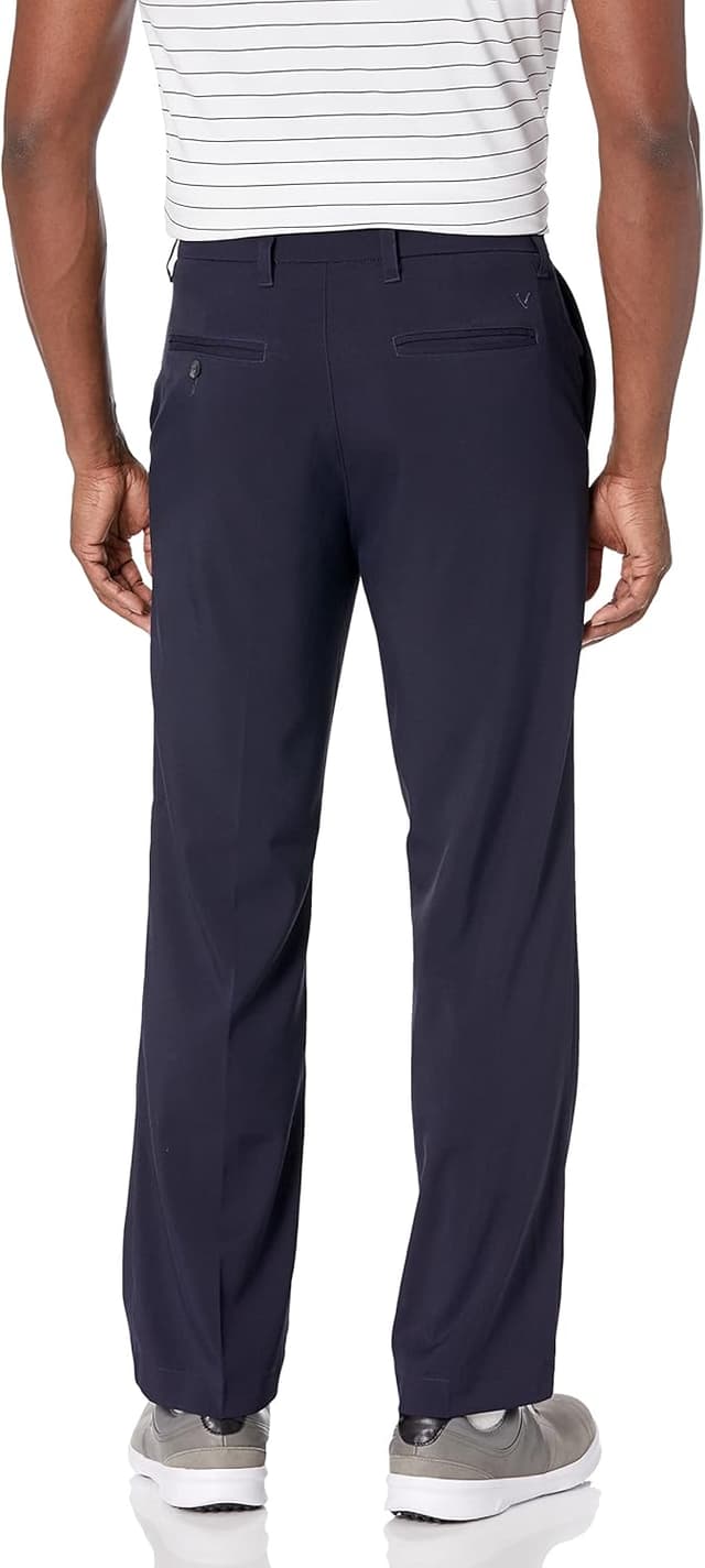 Detalle de Callaway Men’s Lightweight Tech Golf Pants with Active Waistband (Moisture-Wicking & Stretch)