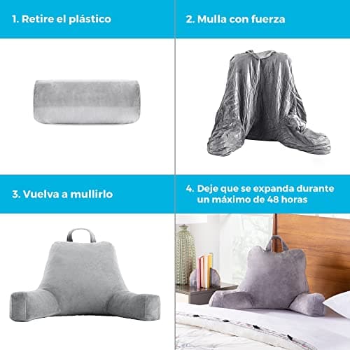 Thumbnail 3 de Linenspa Almohada de Lectura Viscoelástica 🛏️ - Ideal para Relajarse