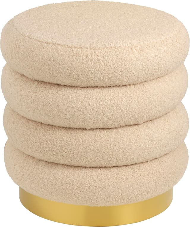 Thumbnail 6 de Pouf poggiapiedi Baroni Home rosa 41x38x38 cm