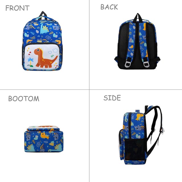 Thumbnail 6 de POWOFUN 13 Inch Kids Toddler Preschool Travel Backpack (Cute Cartoon Schoolbag)