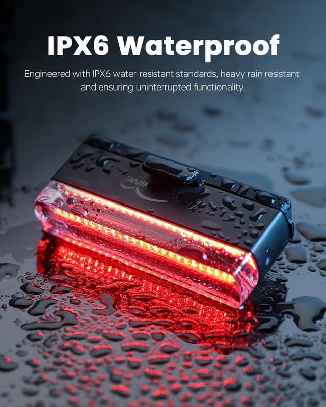 Detalle de Magicshine SEEMEE 50 V2.0 rear bike tail light with USB-C recharge