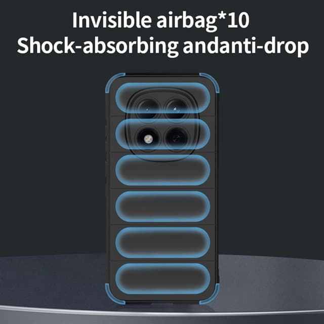 Detalle de QULLOO Schwarz Silikonhülle für Xiaomi Redmi Note 15 Pro 5G – TPU Soft Case mit 360° Schutz