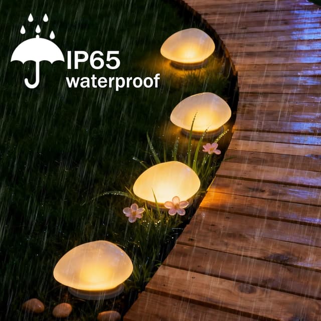 Detalle de Hqynss Solar Garden Lights 2 pack