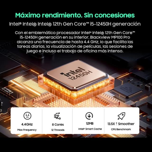 Detalle 2 de Blackview MP100 Pro mini PC 1TB SSD Enero