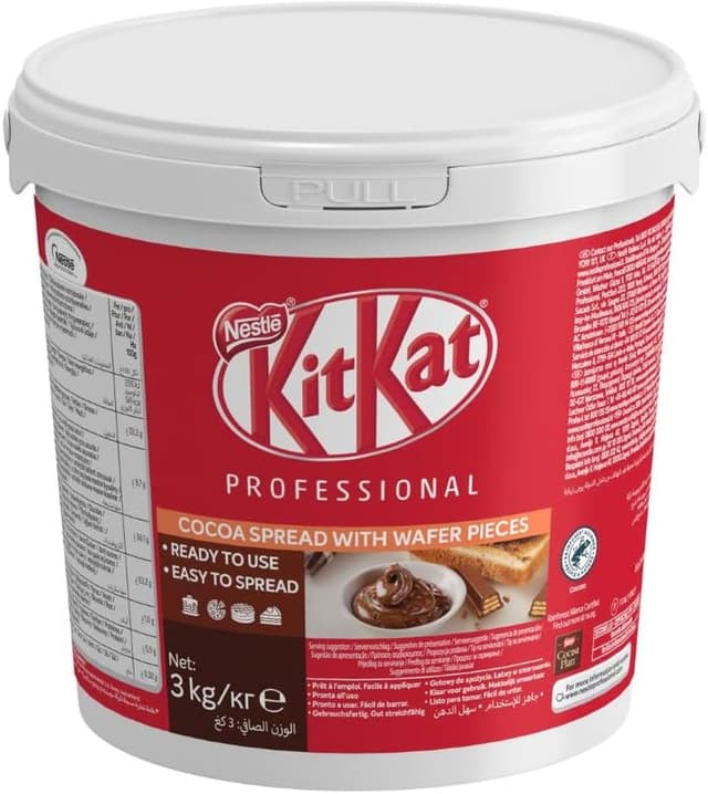 Thumbnail 11 de KITKAT Chocolate Untable con Galletas, Cubo 3kg 🍫