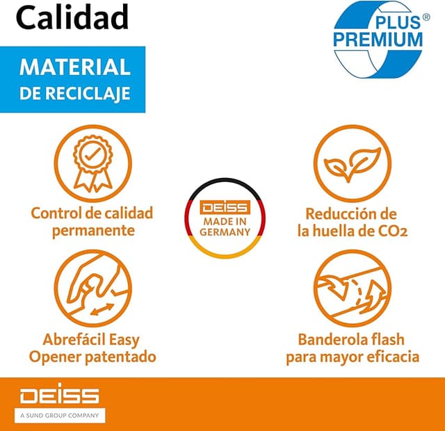 Thumbnail 1 de DEISS Bolsas de Basura 120 L — 25 unidades