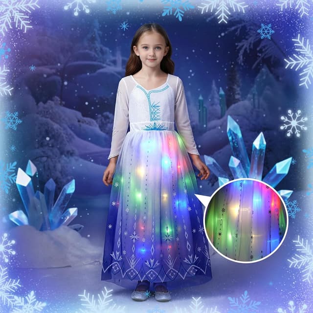 Thumbnail 5 de Meland Princess Dress Light Up Girls 3–10