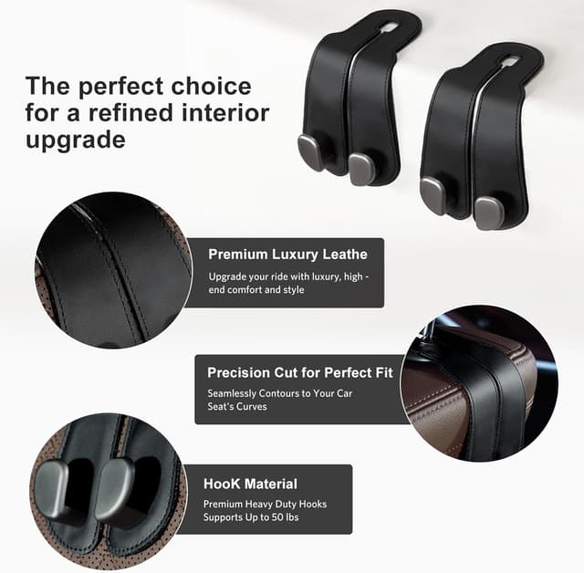 Thumbnail 1 de CoBak Purse Hook for Car — 2 Pack handbag hook