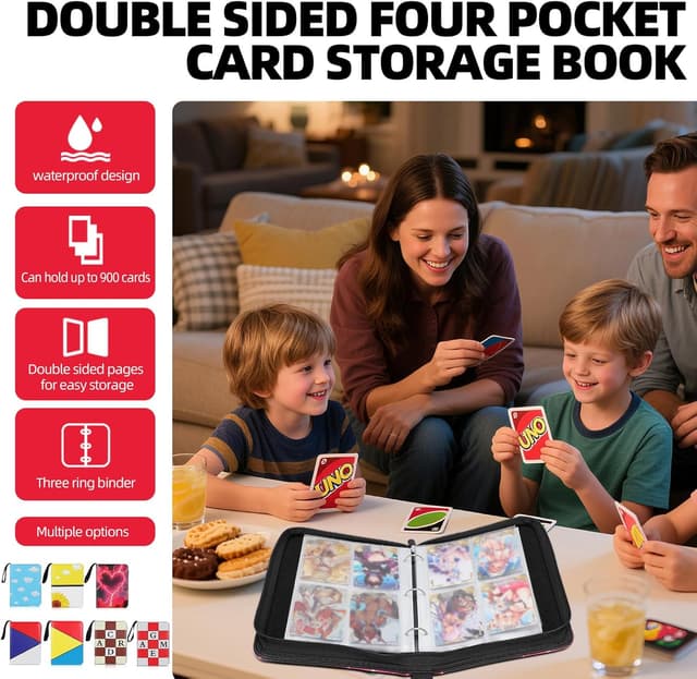 Detalle 2 de Collectible Trading Card Album 400-pocket binder